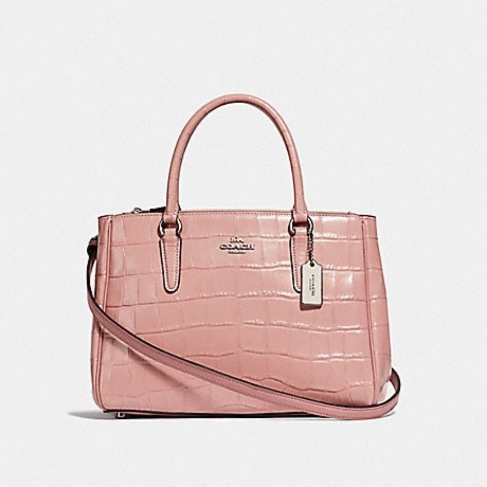Coach Crocodile-Embossed Carryall bag